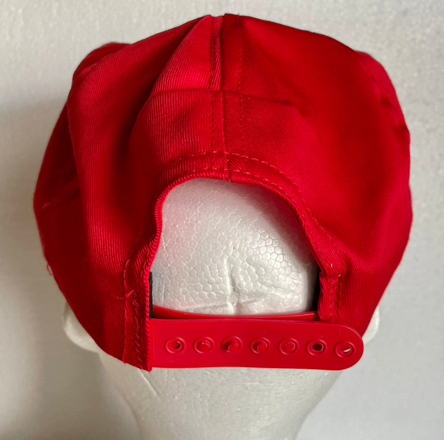 90s USA製 Winston Champion キャップ 赤NHRA 新品