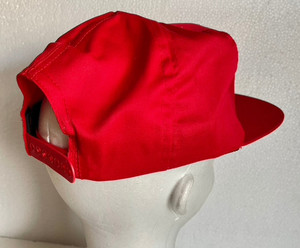 90s USA製 Winston Champion キャップ 赤NHRA 新品